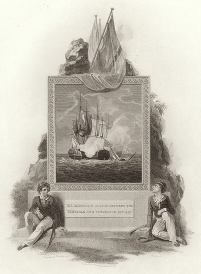 A ação desesperada entre o terrível e a vingança, dezembro de 1757 de English School