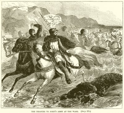 O desastre para o exército de Johns na lavagem de English School