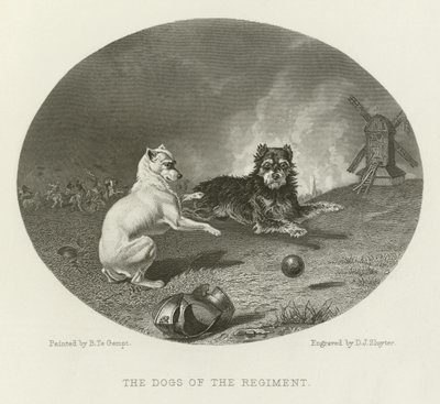 Os cães do regimento de English School