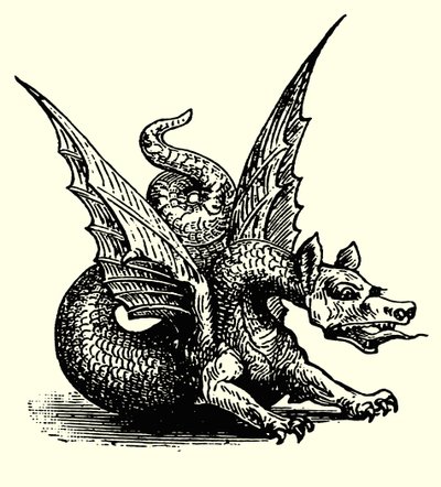 O Dragão da Fábula (gravura) de English School