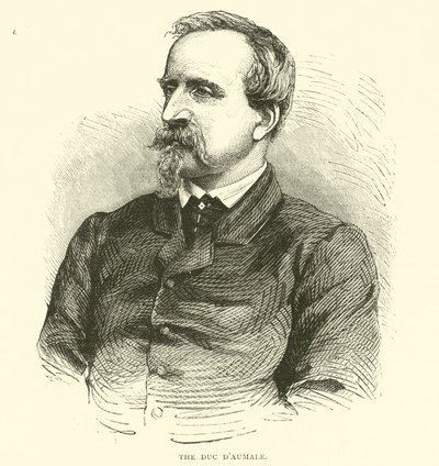 O Duc dAumale, março de 1871 de English School