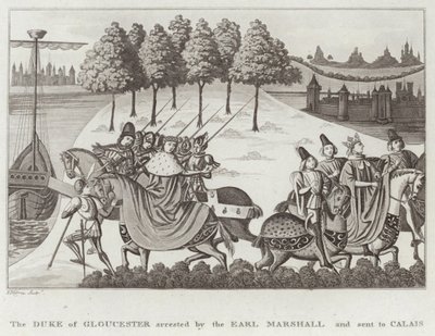 O Duque de Gloucester preso pelo Conde Marshall e enviado para Calais de English School