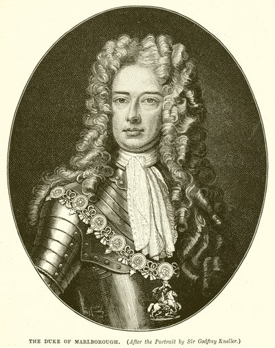 O duque de Marlborough de English School