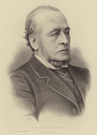 O Conde de Cranbrook, Gathorne Hardy de English School