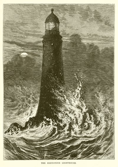O farol de Eddystone de English School