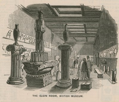 O quarto de Elgin no Museu Britânico de English School