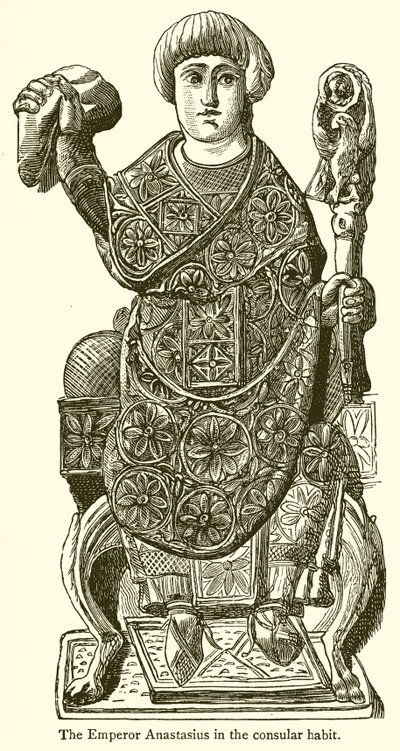 O Imperador Anastácio no Hábito Consular de English School