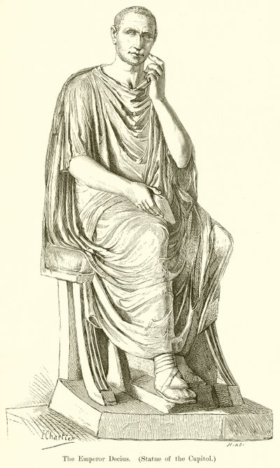 O imperador Décio (Estátua do capitólio) de English School
