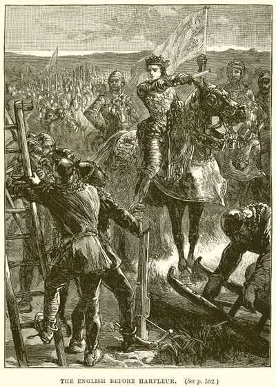 Os ingleses antes de Harfleur de English School
