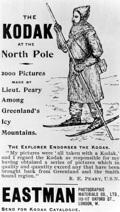 The Explorer endossa a Kodak, 1893 de English School