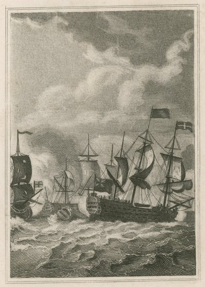 Os franceses derrotados por Lord Howe no Glorioso Primeiro de Junho de English School