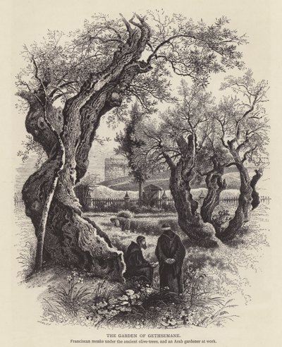 O Jardim do Getsémani (gravura) de English School