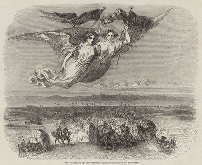 The Gathering of the Nations, Allegorical Design by Johannot (gravação) de English School