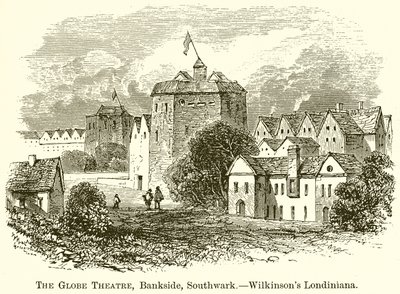 O teatro do globo, Bankside, Southwark. - Wilkinsons Londiniana de English School