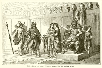 Os Deuses do Norte: - Woden Acolhendo o Deus da Música de English School
