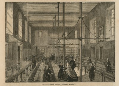 A escola de gramática no hospital de Christs de English School