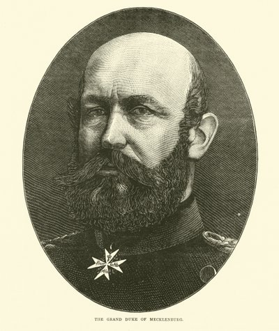 O grão-duque de Mecklenburg, setembro de 1870 de English School