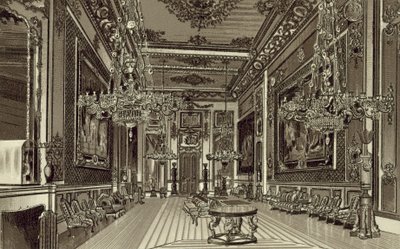 A Grande Sala de Recepção, Castelo de Windsor de English School