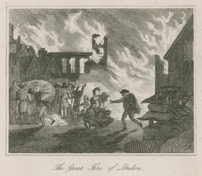 O grande incêndio de Londres de English School
