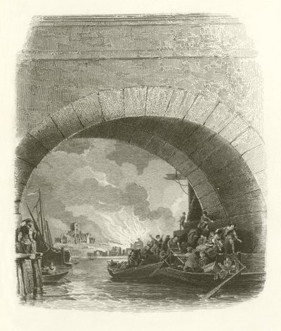 O grande incêndio de Londres de English School
