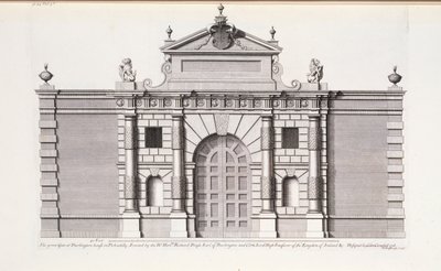 O Grande Portão na Burlington House, Piccadilly, de 