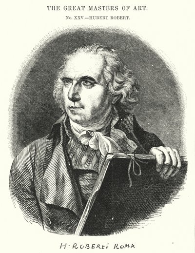Os Grandes Mestres de Arte, Hubert Robert (gravura) de English School