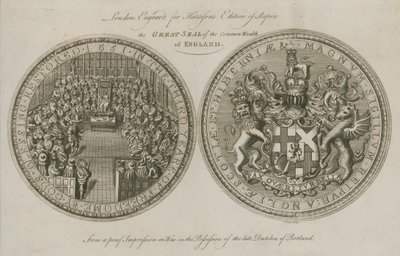 O Grande Selo da Comunidade da Inglaterra de English School