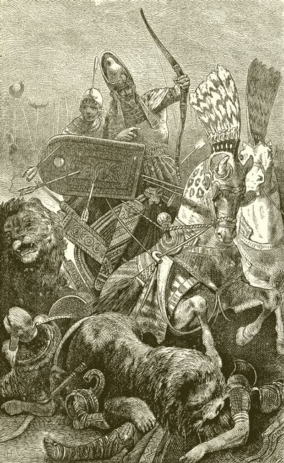 O Grande Sesostris (Ramsés II) na Batalha de Kadesch de English School