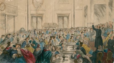 The Great Social Evil: Encontro da meia-noite, St Jamess Hall, Regent Street, Londres de English School