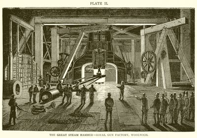 O grande martelo de vapor - Royal Gun Factory, Woolwich de English School
