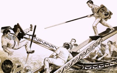 O Grande Torneio de Água em Sete, França de English School