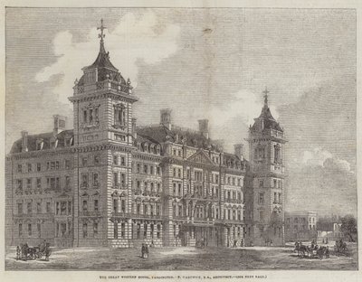 The Great Western Hotel, Paddington (gravura) de English School