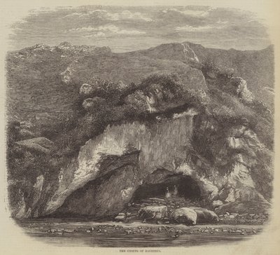 A Gruta de Bagneres (gravura) de English School