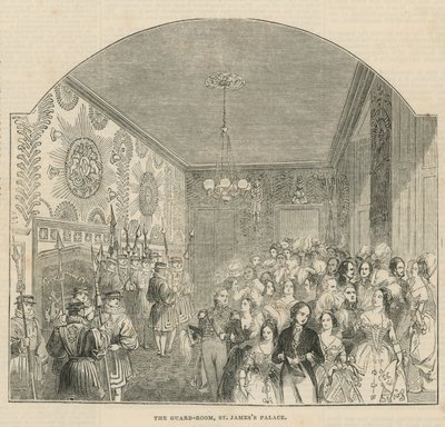 A sala de guarda no Palácio St Jamess de English School