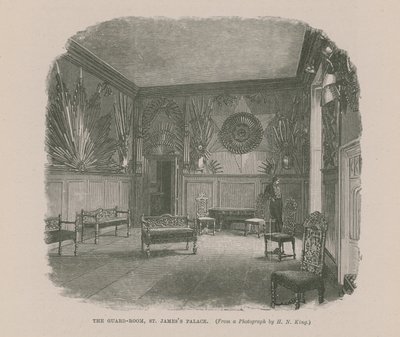 A sala de guarda no Palácio St Jamess de English School