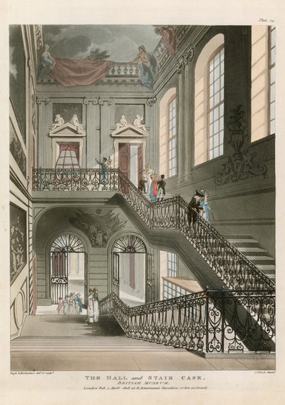 The Hall and Stair Case, Museu Britânico de English School