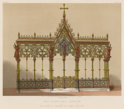 A tela Hereford por Skidmores Art Manufactory Company, Coventry de English School