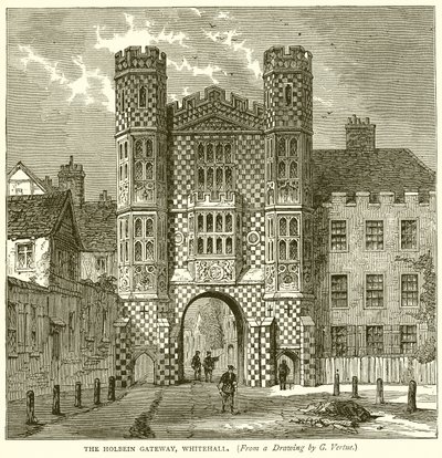 O Portal Holbein, Whitehall de English School