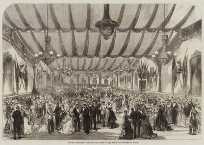 Artilharia da Honorável Companhia de Artilharia entregue ao Príncipe e Princesa de Gales de English School