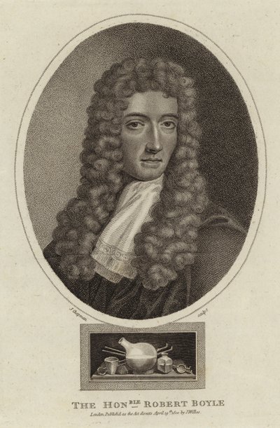 O honorável Robert Boyle (1627 - 1691) de English School