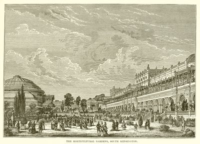 Os jardins de horticultura, South Kensington de English School