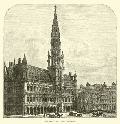 O Hotel de Ville, em Bruxelas de English School