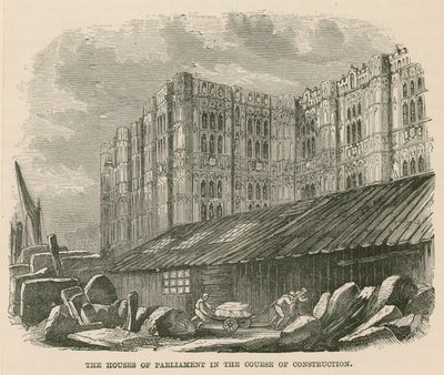 As Casas do Parlamento no decurso da construção de English School