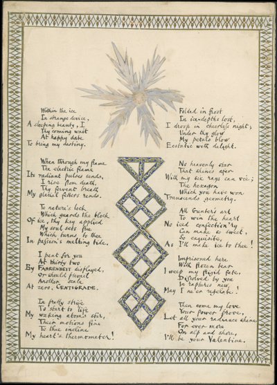 A Flor de Gelo, publicada em The Reader, 1865 de English School