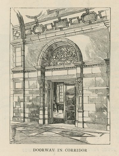 O Instituto Imperial: Doorway in corridor de English School
