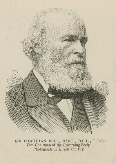 O Instituto Imperial: Sir Lowthian Bell, Vice-Presidente do Corpo Governante de English School