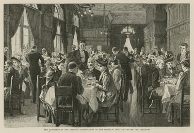 The Imperial Institute: O almoço na sala de jantar dos Fellows após a cerimônia de English School