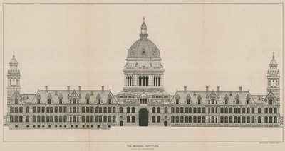 The Imperial Institute, design de AW Blomfield de English School