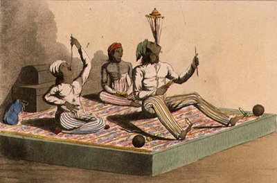 The Indian Jugglers, outubro de 1813, do 