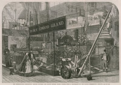A exposição internacional; Tribunais da Colúmbia Britânica e da Ilha do Príncipe Eduardo de English School
